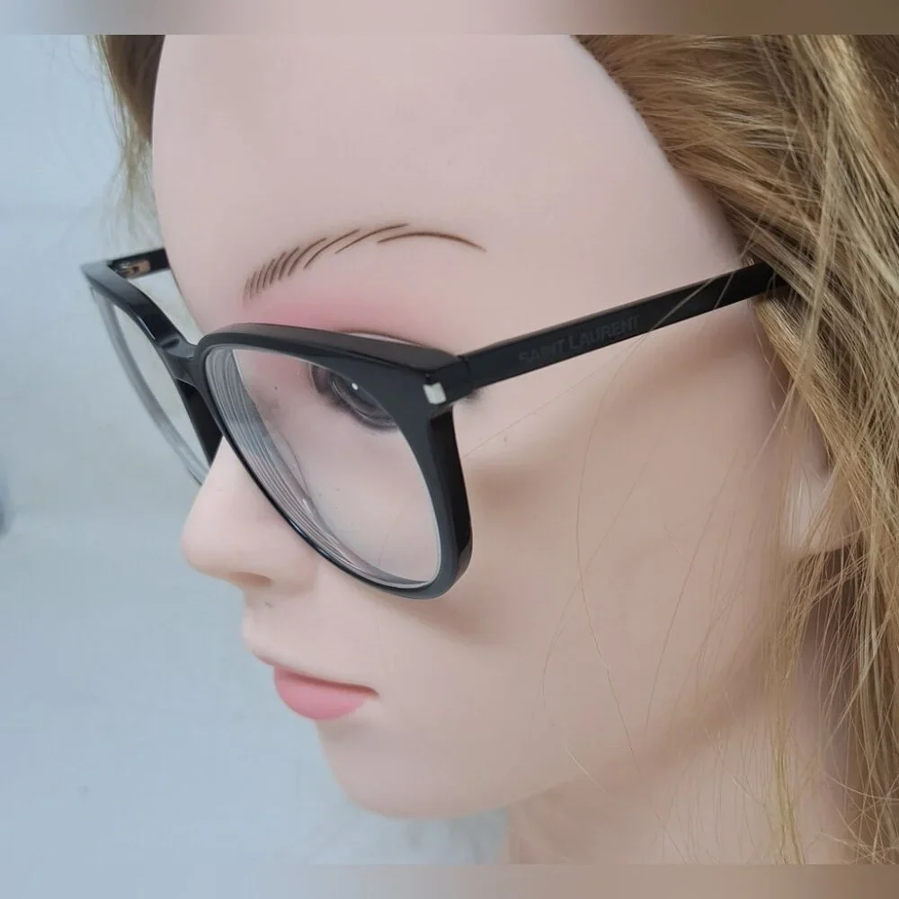 Saint Laurent Paris Women's Glasses Frames Black Square SL 38 001 52-16-140